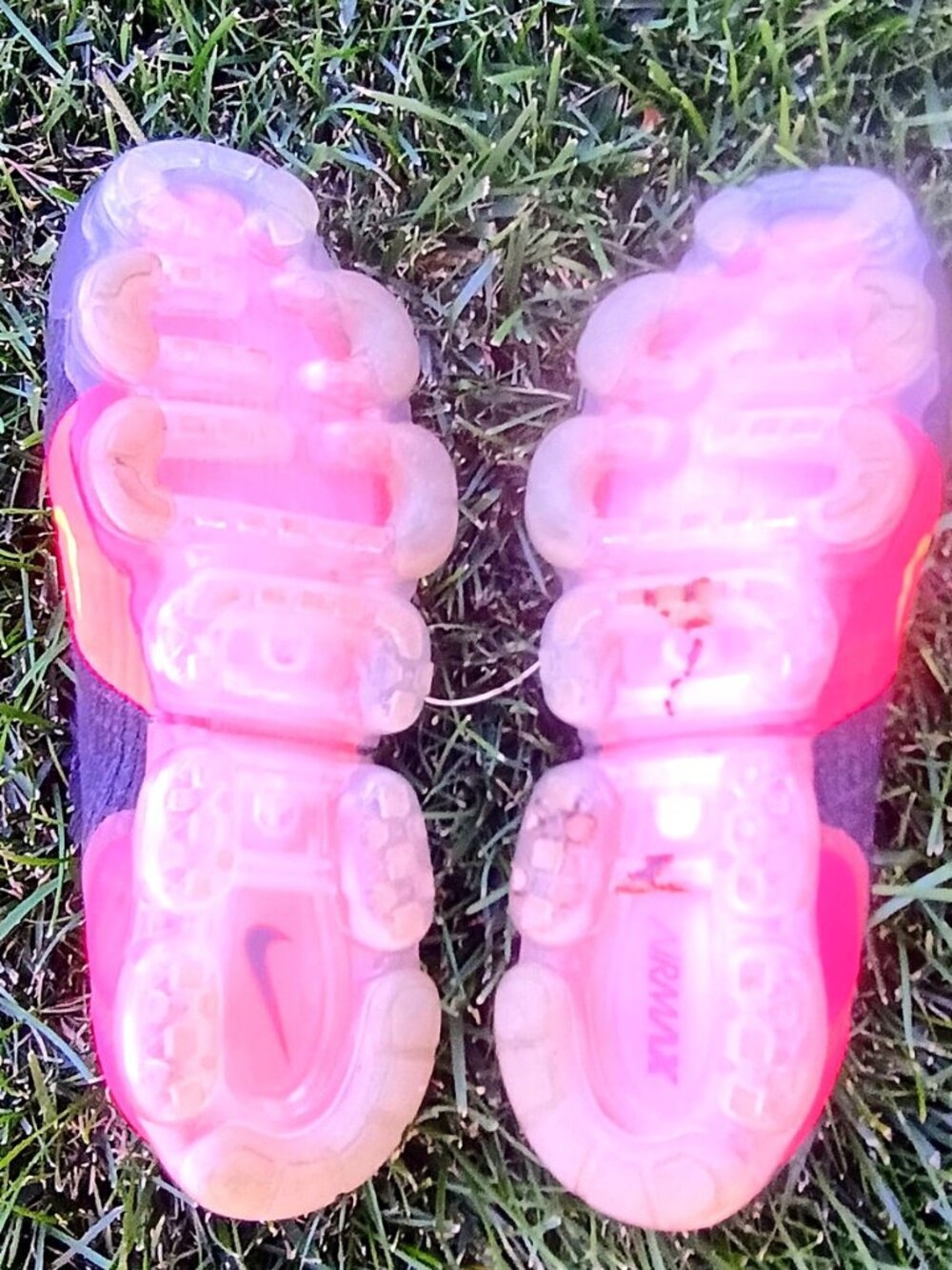 Nike Air VaporMax Black Coral Pink Running Shoes